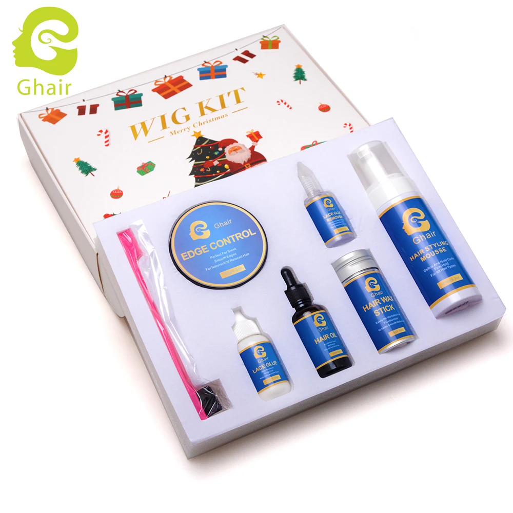 

Wig making kit installation lace front wigs glue private label clear lace glue wig adhesive