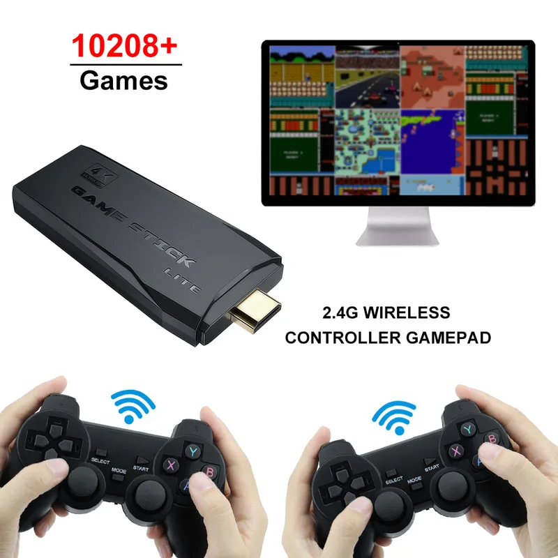 

M8 Retro Video Game Console HD 32/64GB 10000 Mini Classic Gaming Console Game Stick 4K