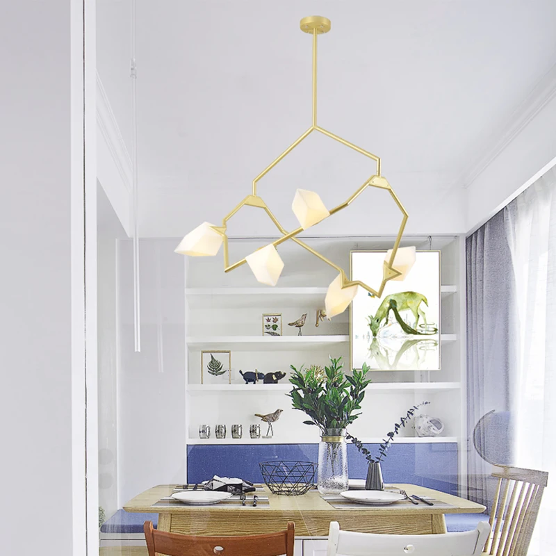 
Nordic Large Hotel Modern Luxury Acrylic Firefly Style Chandelier Pendant Lighting for Hotel Living Room Indoor 