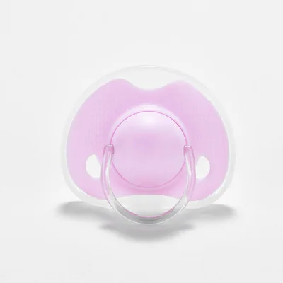 

Premium Quality Soft Silicone Baby Nipple Transparent Pacifier, Customized color