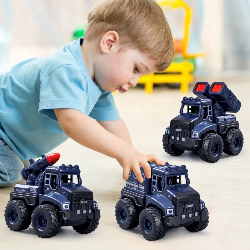 

Military Truck Friction Vehicles Car modelsToy Inertia 4WD off Road Friction Toy Vehicle for kids