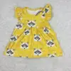 sleeveless cartoon print girls' dresses 12 year boutique new style summer cotton dresses girls causal girl clothes