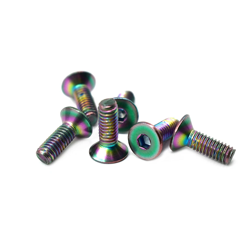 

high quality 1 piece screws Special accessories for shooting slingshot stainless steel slingshot hunting color screws