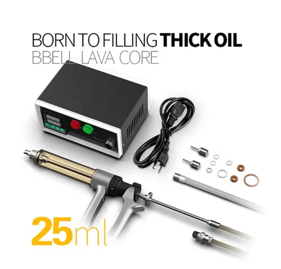 
2019 Digital Temperature Heating thick oil filling machine semi-automatic filling gun for wax oil vape pen cartridges 