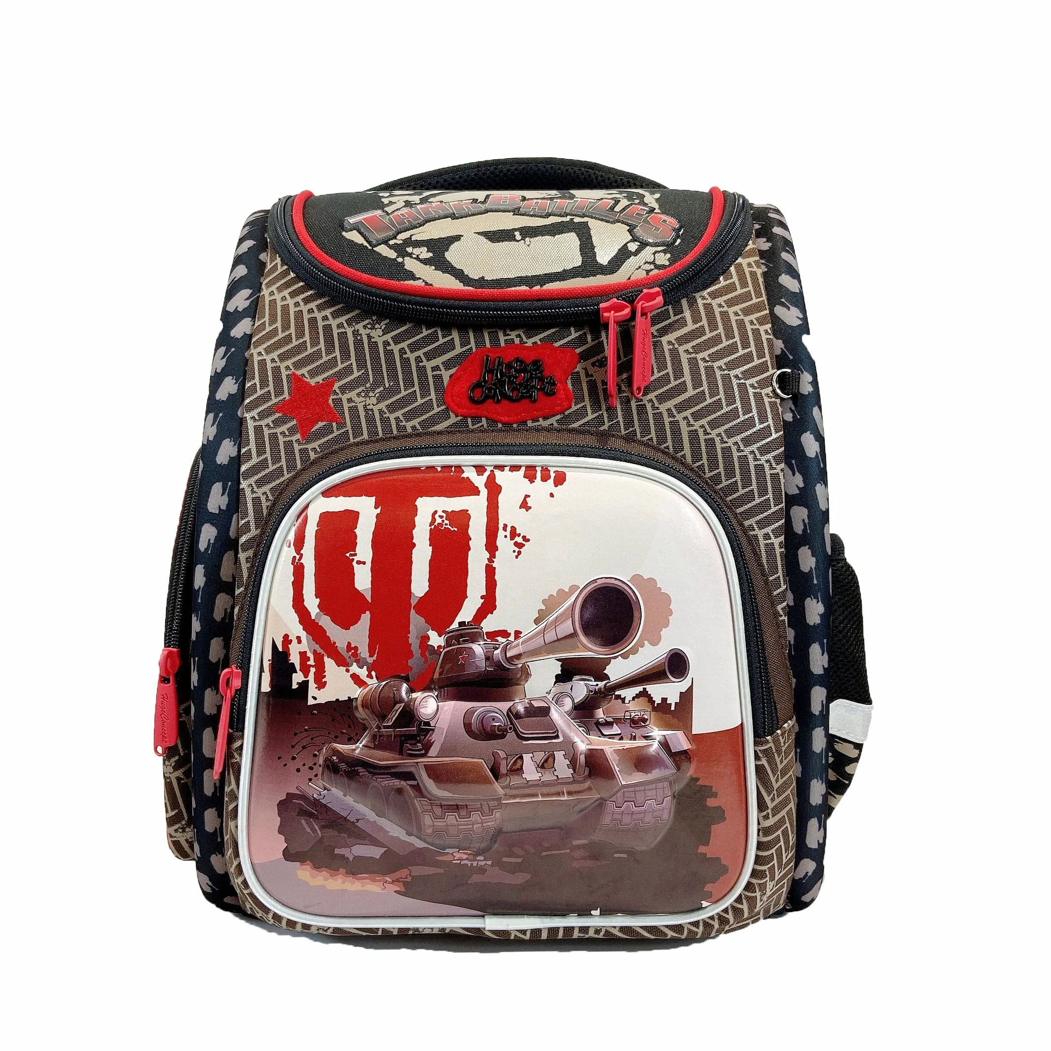

Primary school bag children's 3D stereo backpack can be customized logo