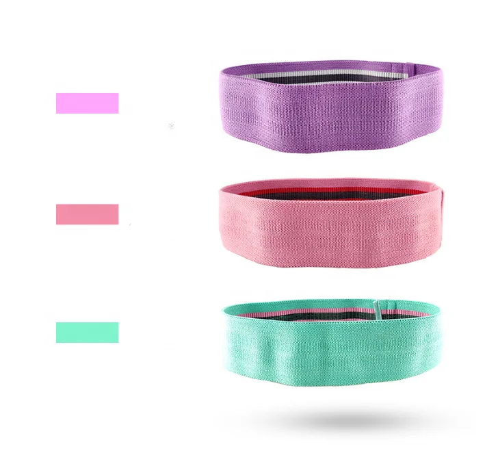 

TY Elastic band latex fitness non-slip female yoga hip plastic body tension band abuse elastic ring resistance band training, Picture