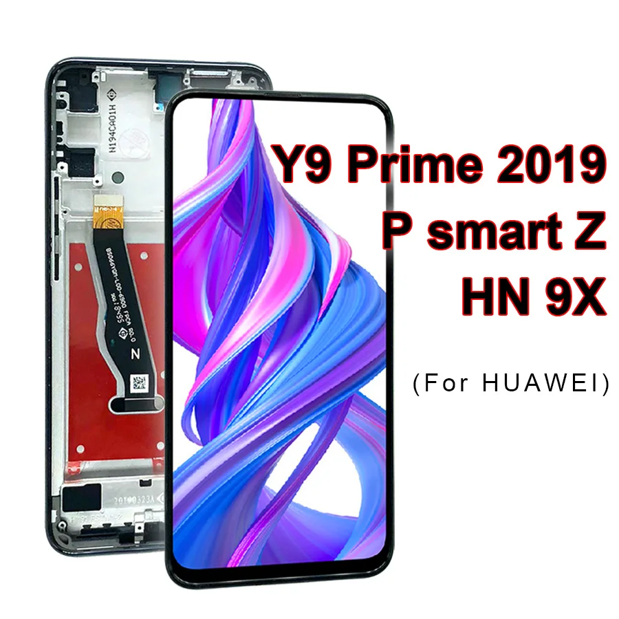 

6.59'' Display for Huawei Y9 Prime 2019 Lcd for Huawei P Smart Z Screen for Honor 9X Lcd Display for Honor 9X Pro Screen, Black y9 prime 2019 lcd