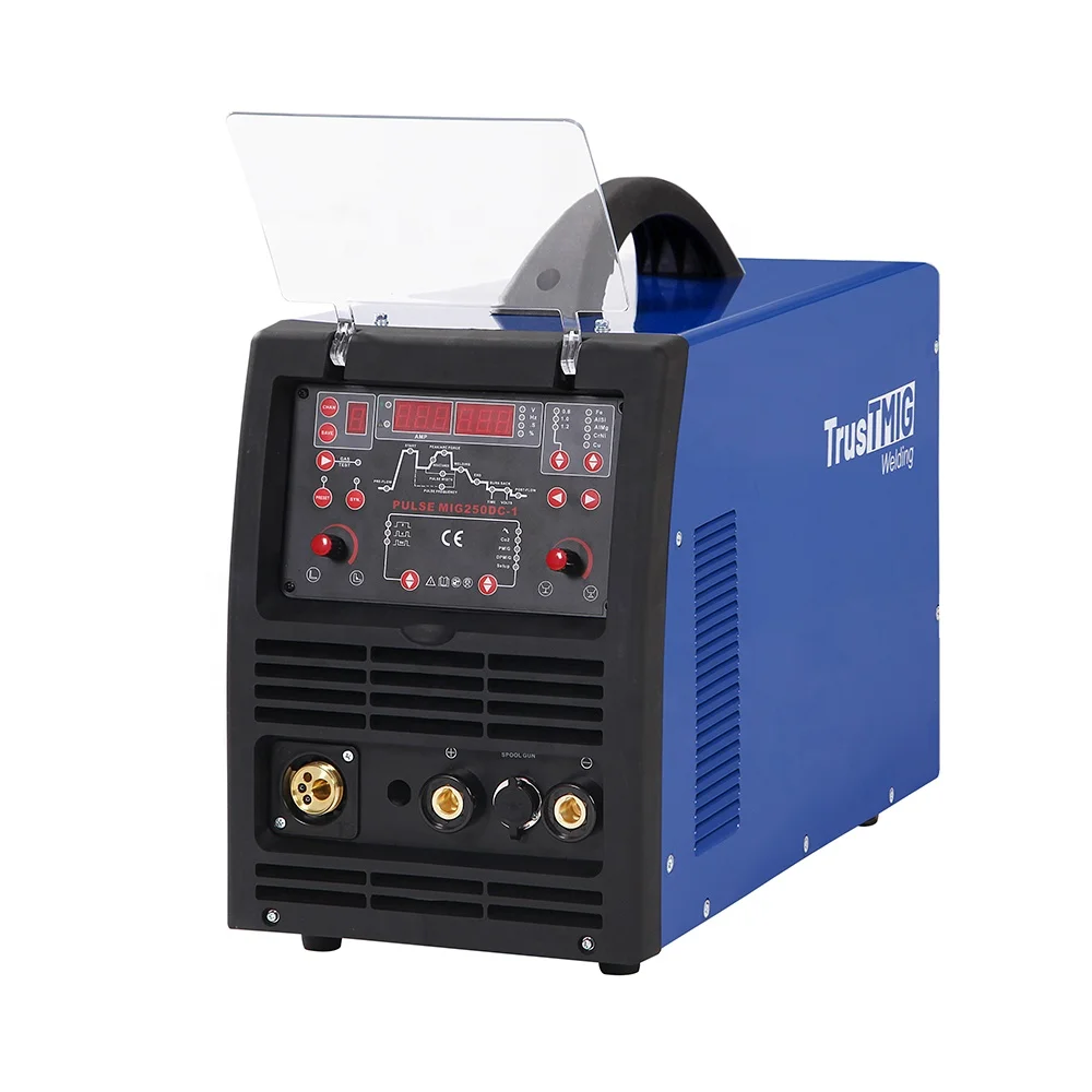 250a Double Pulse Mig Welder Aluminum Inverter Inverter Welding Machine ...