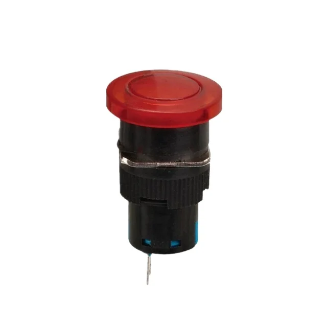 

XDL16-11MD 220v 16mm LED Indicator Lights Red Mushroom Emergency Stop Push Button Switch