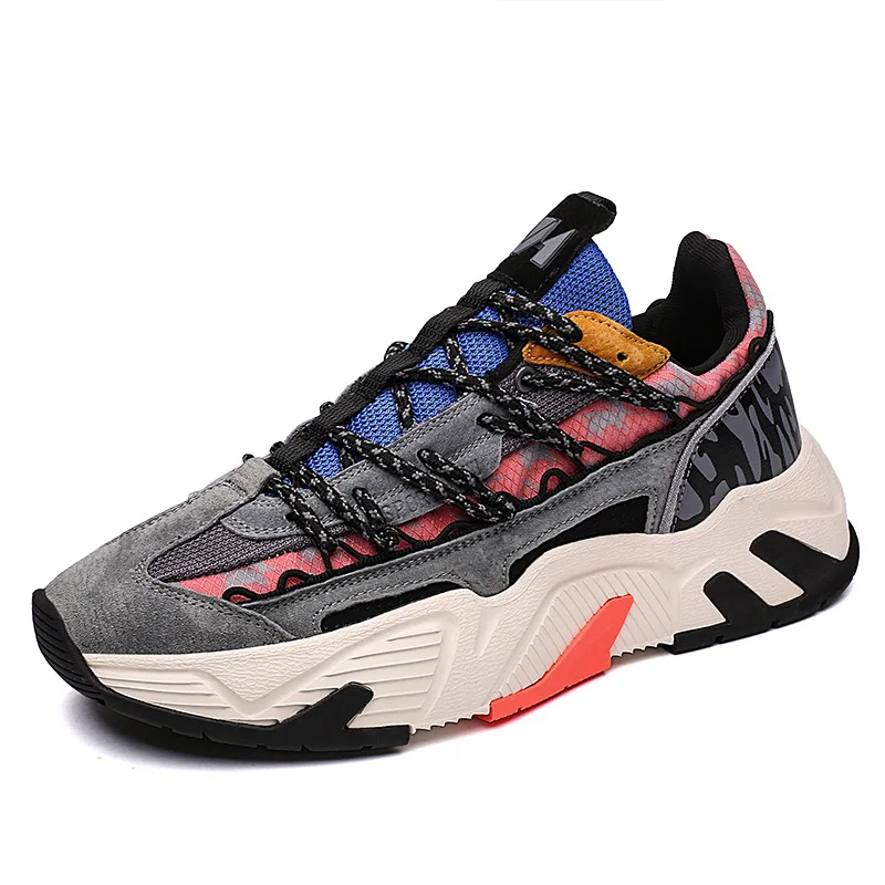 

Dropshipping Custom Logo Top Quality Men Sports Footwear Outdoor Trendy Chunky Sneaker Fashion Male Walking Style Shoes