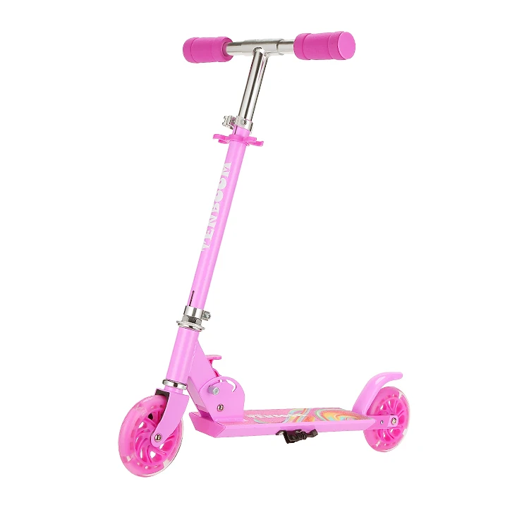 

New design kids 2 wheel Adjustable folding kick foot scooter, Customized color