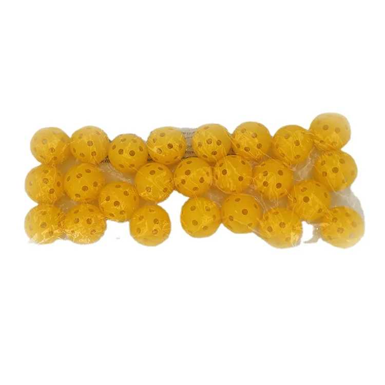 

2020 Hot selling golf ball Plastic Airflow Golf Balls Pickleballs Ball, Color