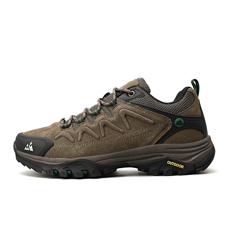 

Genuine Leather outdoor mountain camping waterproof climbing shoes professional trekking hiking shoes