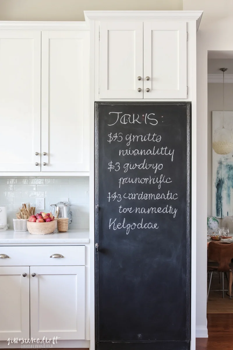Types of chalkboards for refrigerator