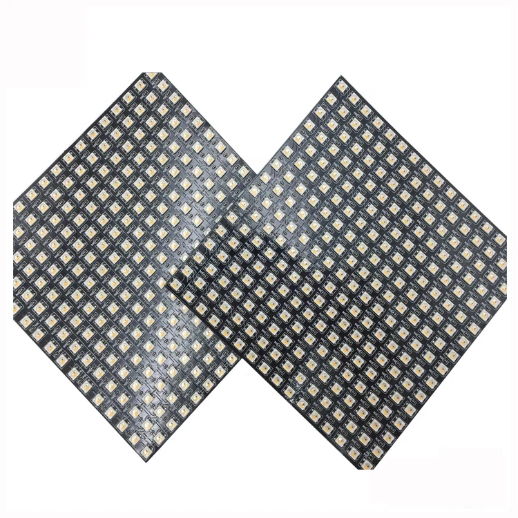 16*16 p10 digital display panel Arduino control 5v sk6812 rgbw led matrix