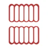 100% Food Grade Silicone Heat-resistant BBQ Grill Rack Rectangle Silicone Roasting Racks
