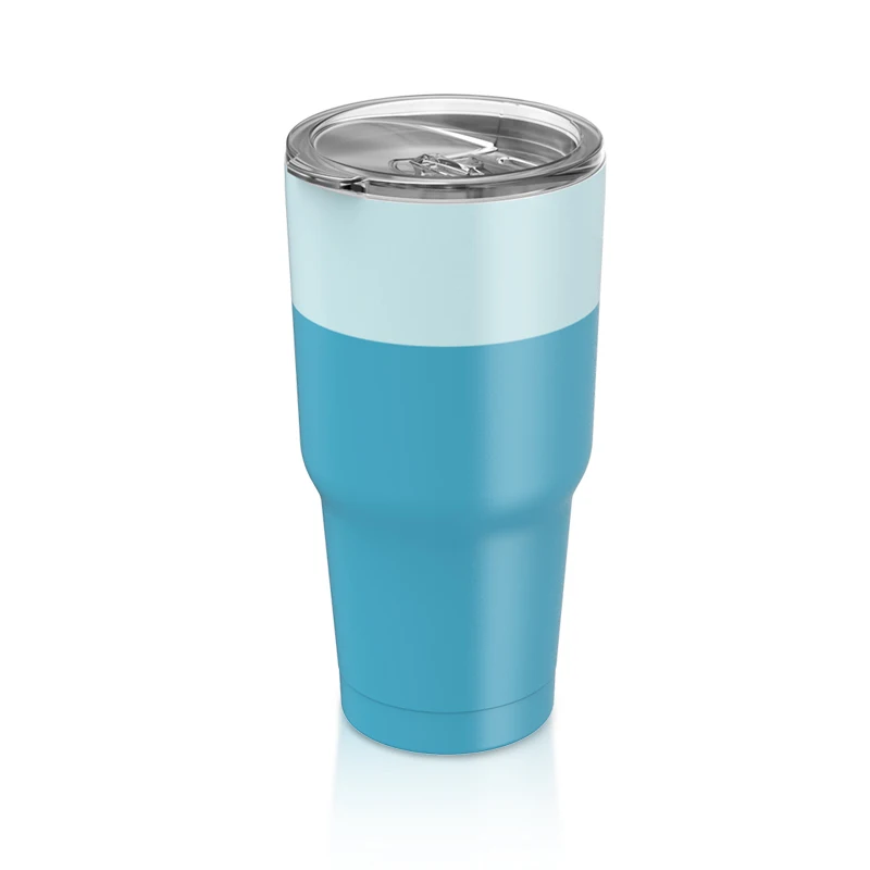 

sublimation blanks cups double wall stainless steel tumbler vacuum seal water bottle 30oz wine mugs, Customized color