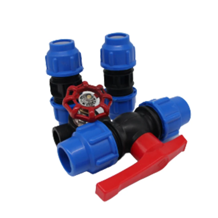 

Hot Selling Joining Pipe Lines Equal Shape Threaded Pipe Quick Connect Water Fittings, As shown