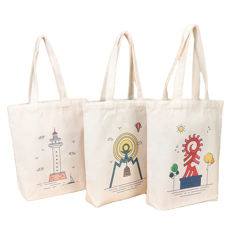 

Eco Friendly Custom Design Shopping Bag Cheap Cotton Canvas Tote Bags Logo Print Wholesale Reusable shopping canvas bag, According to options