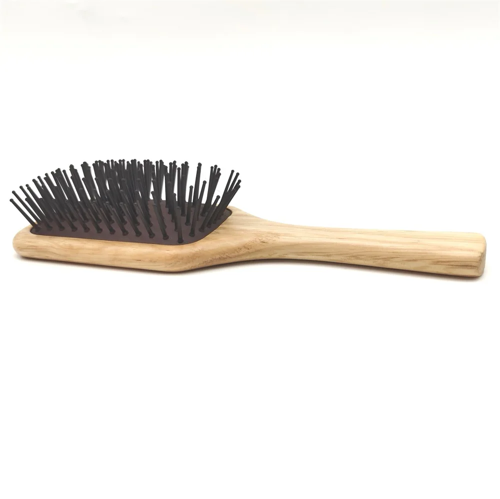 

Low Price Direct From Factory Wooden Paddle Detangling Scalp Massage Hair Brush