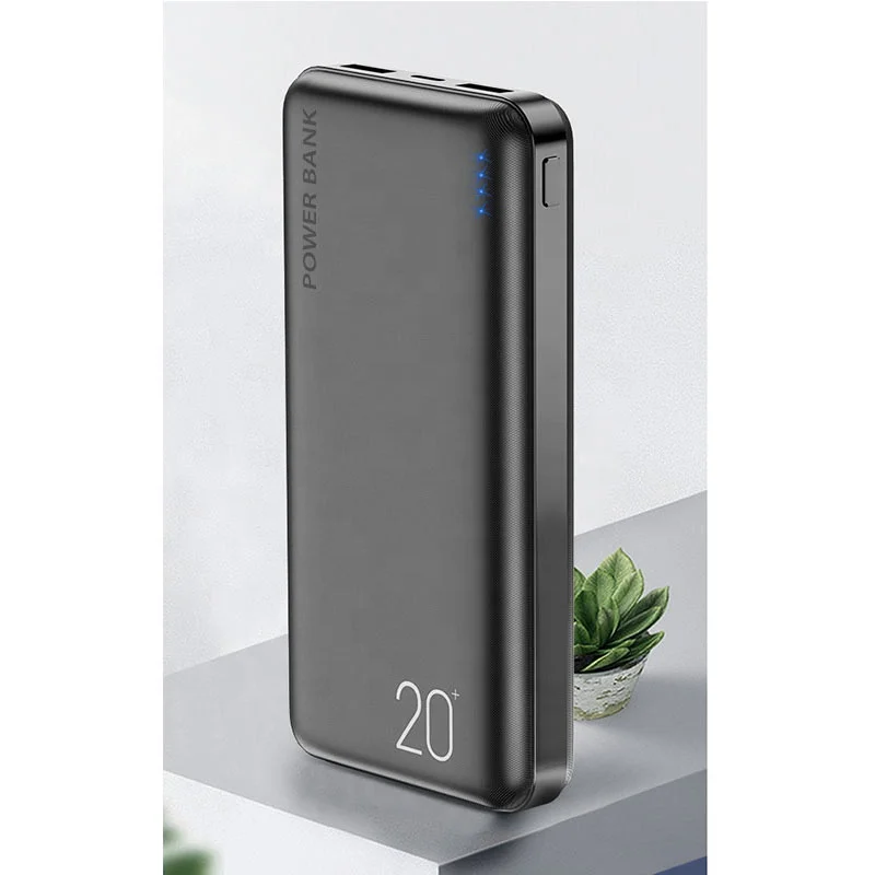 

Free Shipping New Arrival Custom LOGO Dual USB Portable Charger 20000 mAh Micro Type-C Power Bank For Mobile Phone