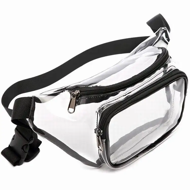 

Transparent pvc clear fanny pack in custom color and design, Customized color