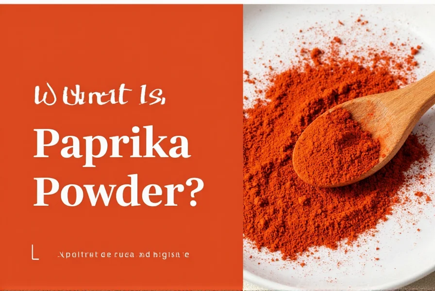 Chef's hands sprinkling paprika powder into a sizzling skillet with onions and peppers