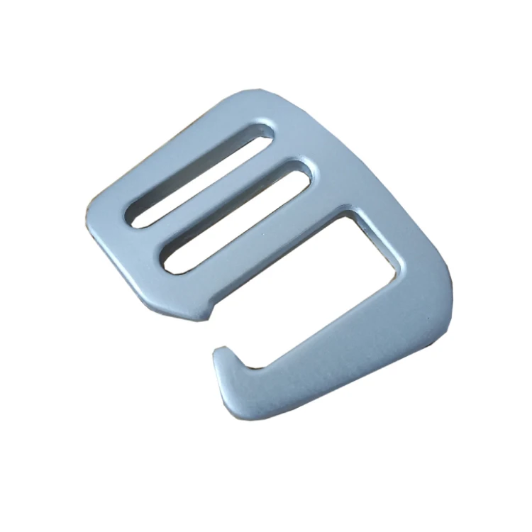 

GH200384030 g hook buckle 25mm aluminum carabiner hooks g hook buckle, Black , silver ,customized color