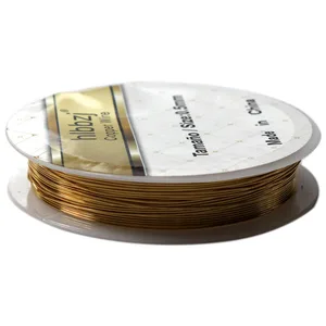 Colorfast 0.3/0.4/0.5/0.6/0.8mm Plating Gold Silver Copper Wire Jewelry Making For Crafts Jewelry Supplies