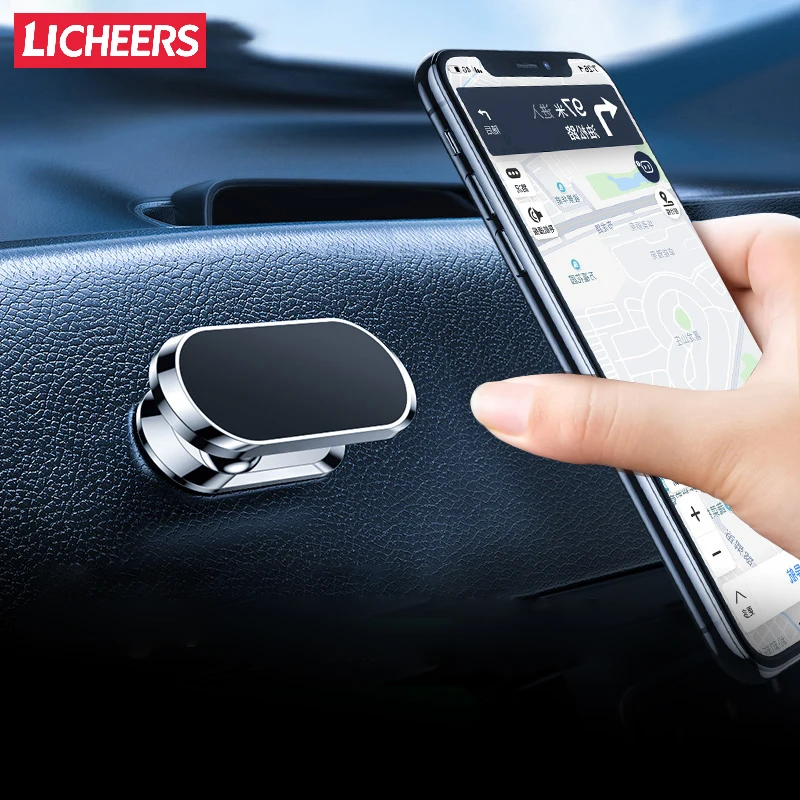 

Licheers Mobile Phone Holder 360 Degree Rotation Wall Holder Dashboard Magnetic Car Mount Car Phone Holder, Customized color acceptable