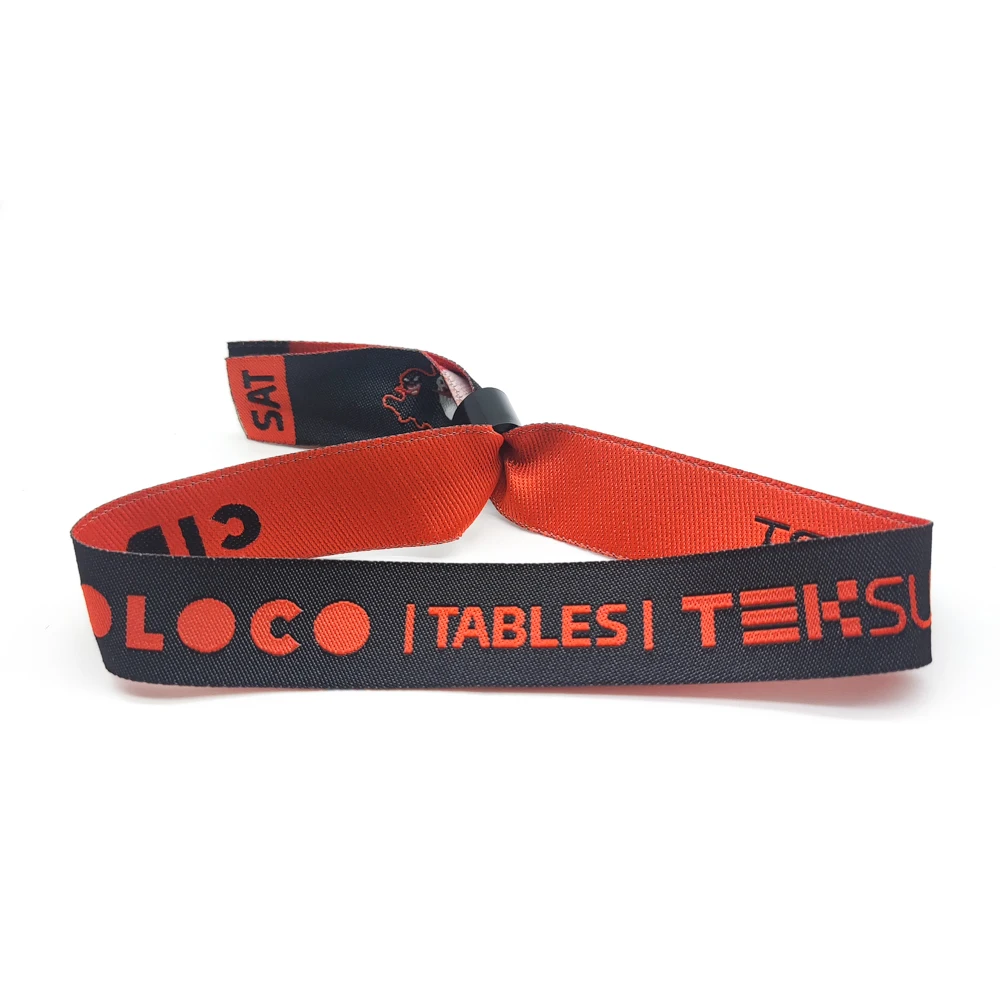 

Festival Wristband With One Time Use Closure