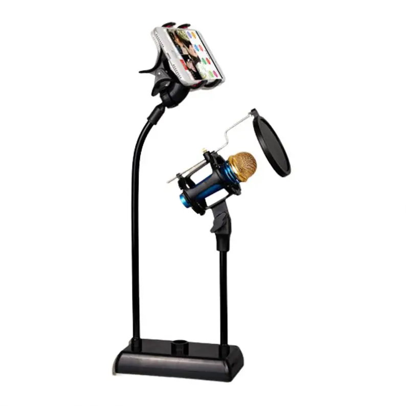 

Cell Phone Holder Chair Microphone For Iphone Video Recording