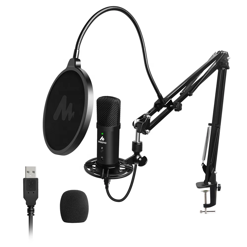 

Recording Microphone video style media microphone for computer sound studio