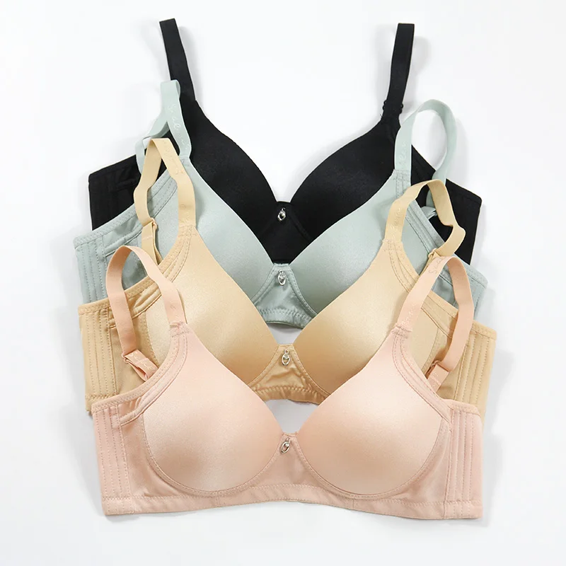 

Factory wholesale cheap bras 36 size women bra female soft cup bra, Black,red,pink,purple,red