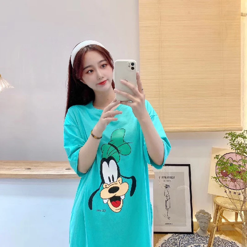 

Animal Designs Nightgown Short sleeve Pajamas Nightshirts for Women, Picture shows