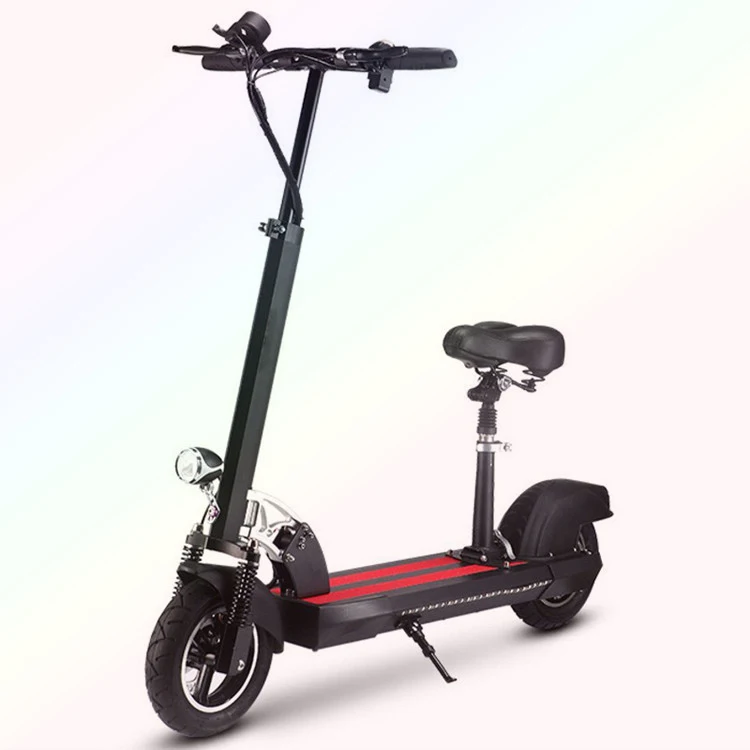 

Two strong Wheels self balancing powerful 500w Lithium Battery Small folding Electric Scooter, Black and red