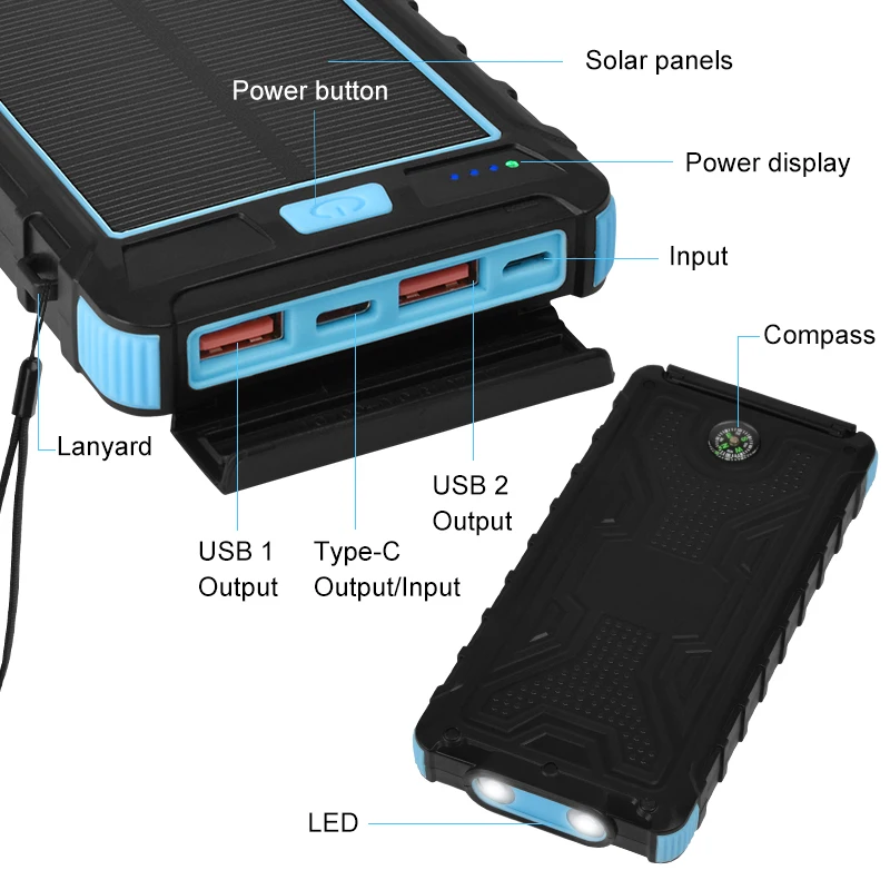 

powerbank 20000mah new products solar generator portable power bank power banks charger