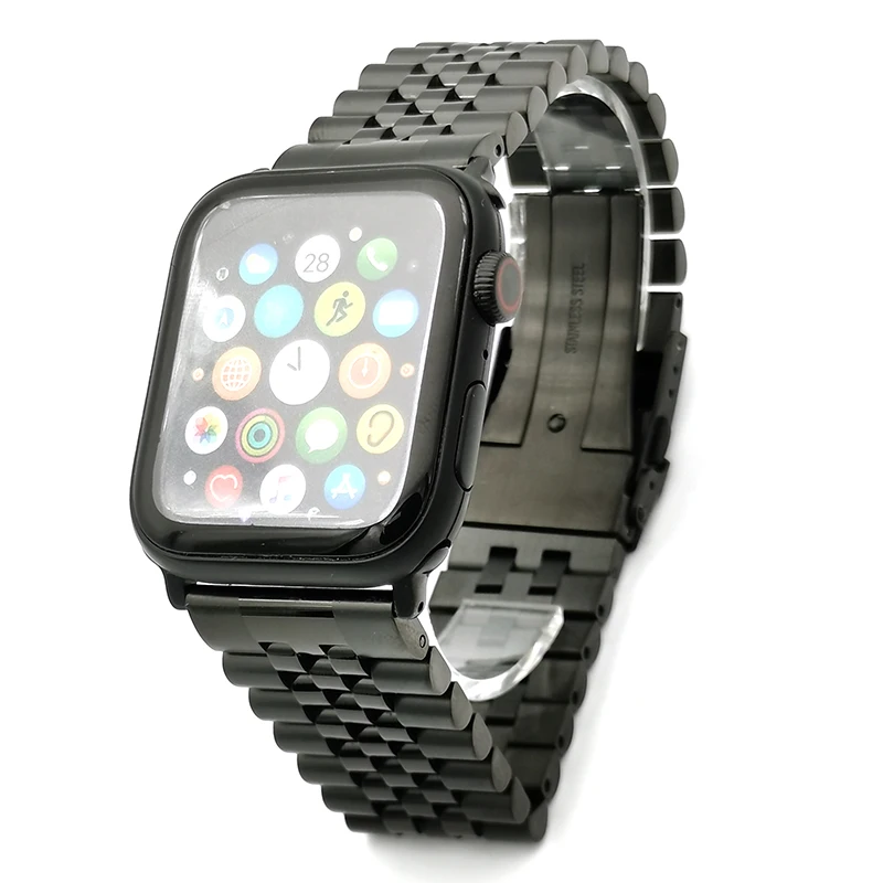 

metal stainless steel solid watch band for apple watch iwatch