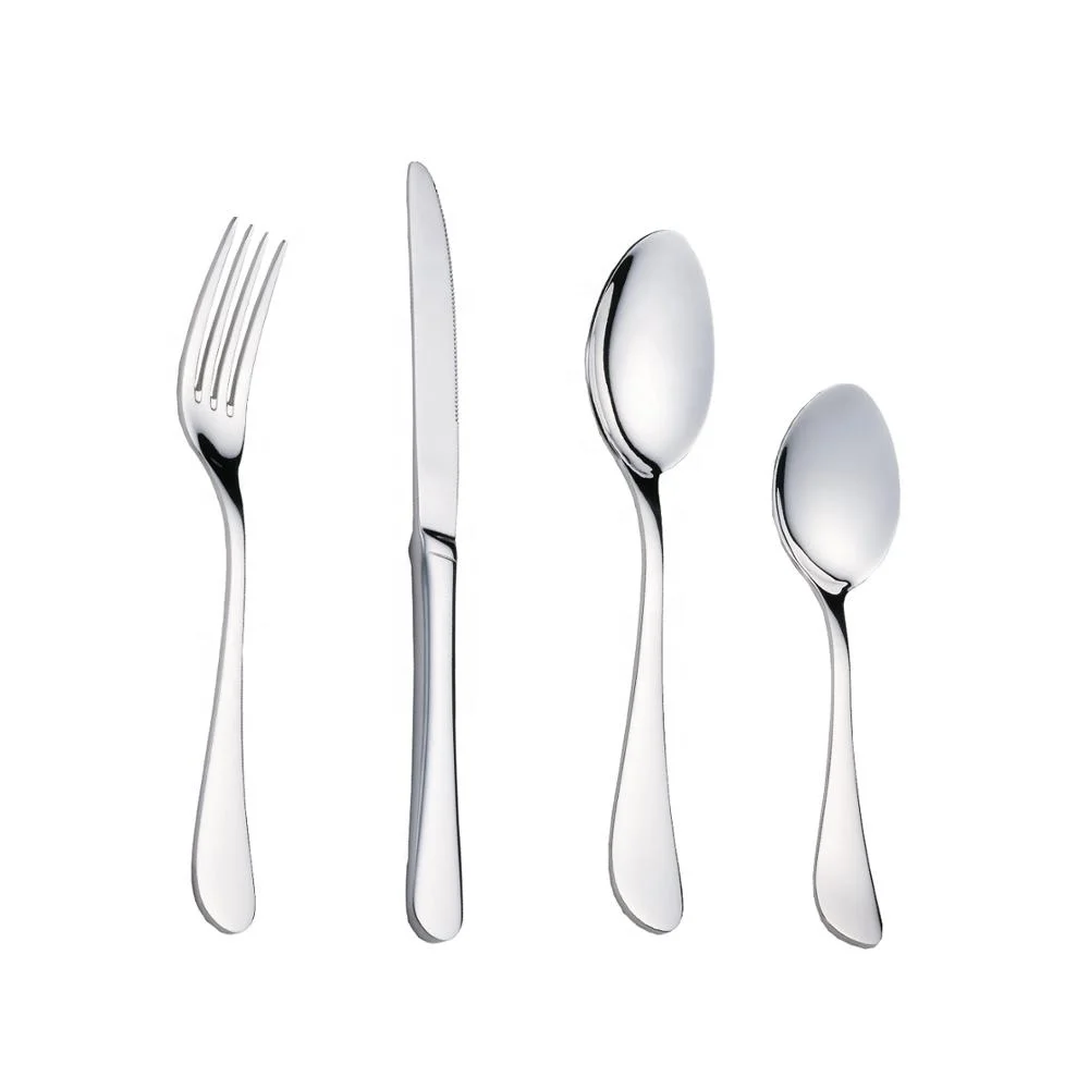 

Qingzhan cutlery set stainless steel flatware set with high mirror polish