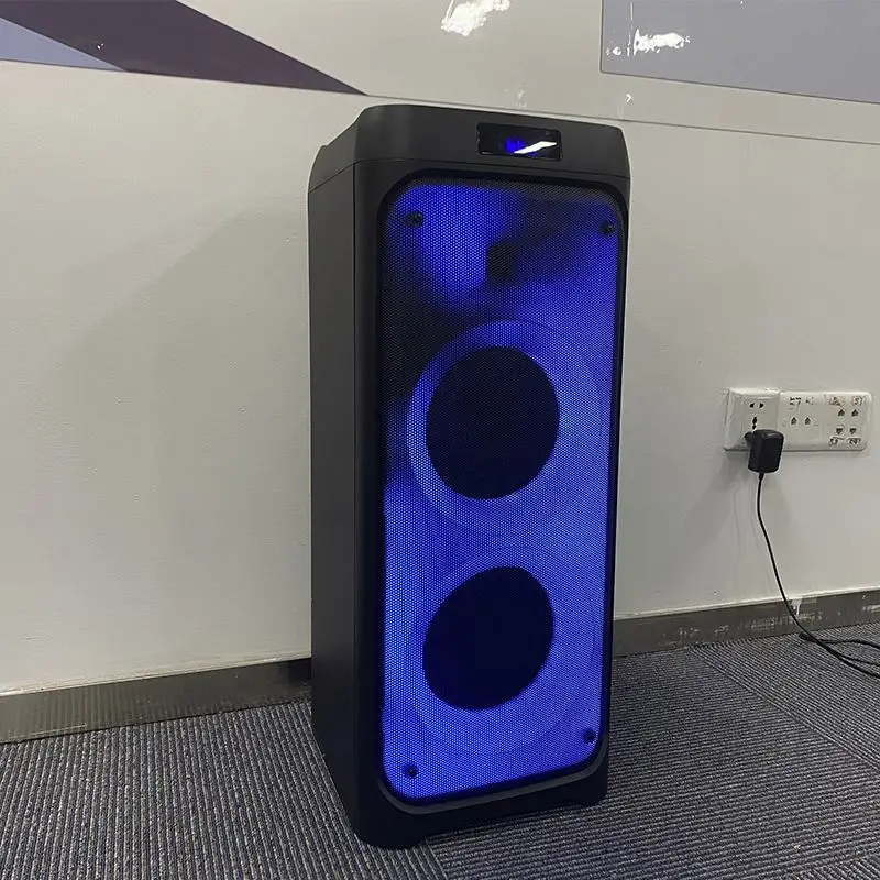 

Free Sample Local delivery party light speaker With Good Material, Black