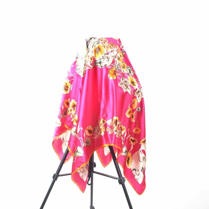 

Printed Silk Scarves And Shawls For Women
