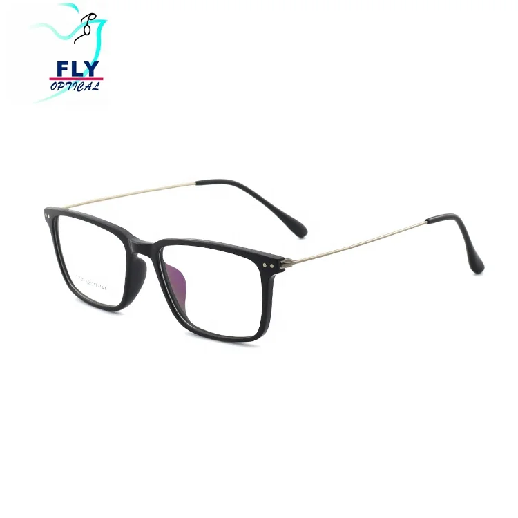 

DOISYER Wholesale ladies metal optical frames rectangle tr90 retro eyeglasses without nose pad