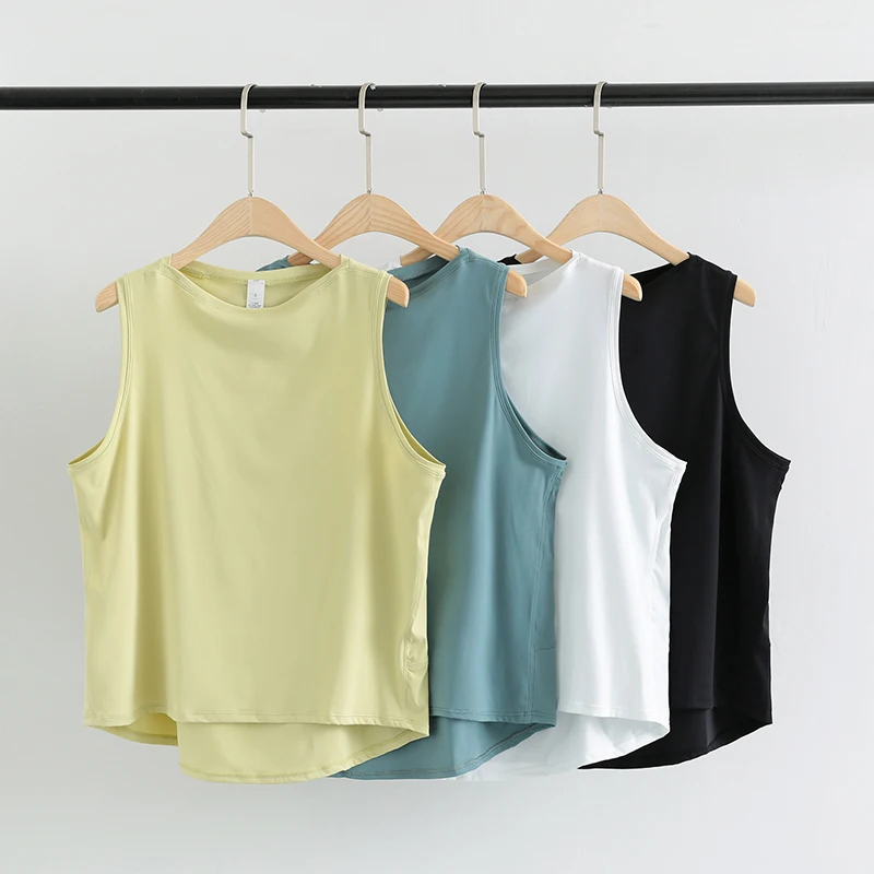 

Women Summer Sleeveless Loose Soft Comfort Running Tank Tops