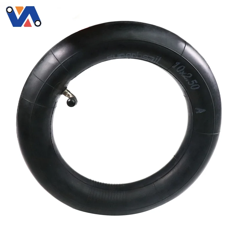 

New Image EU Warehouse Stock Scooter Accessories 10*2.5 Inner Tube With Bent Valve 90 Degree For Electric Scooter Parts