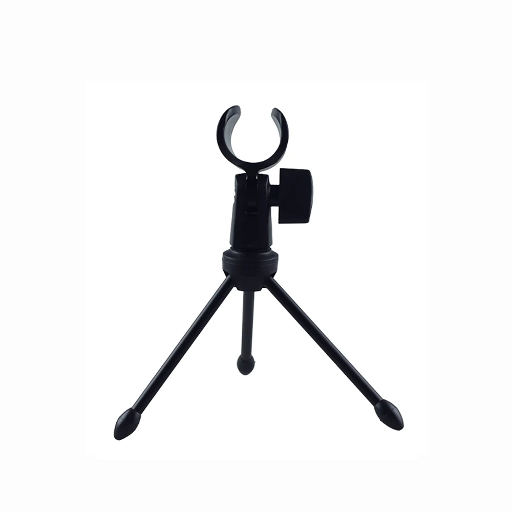 

Professional Tripod Desktop Tabletop Microphone Stand Mic Holder, Black