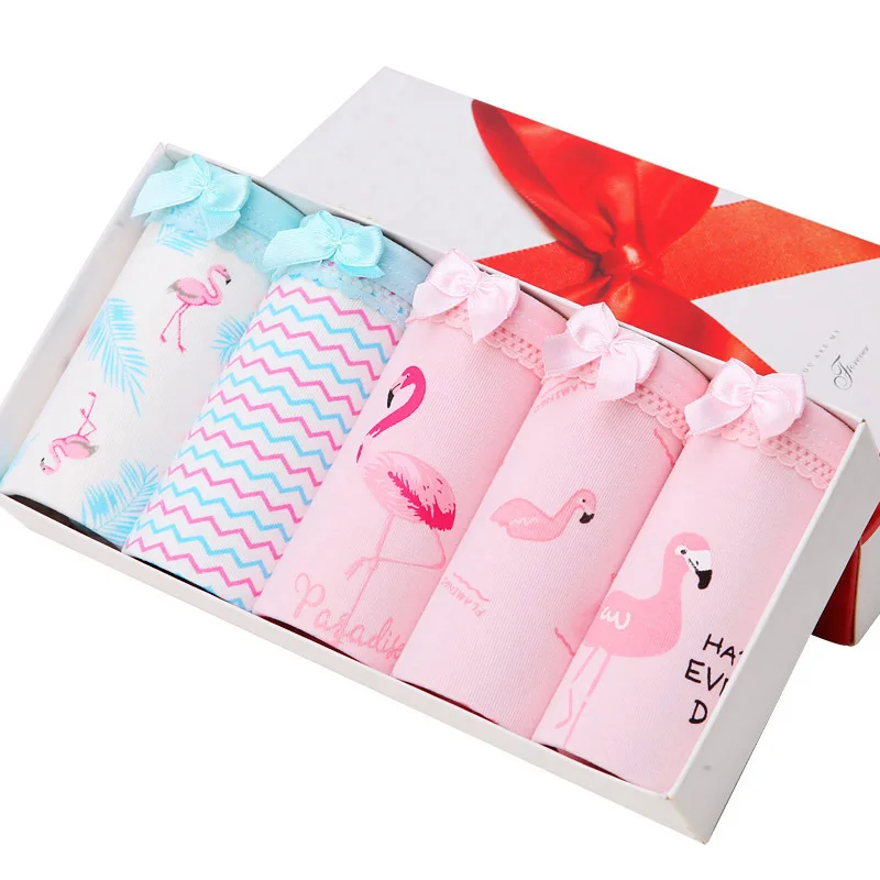 

Mid-Rise Cotton Women Panties Breathable Fashion Print Underwear Women's Sexy Seamless Underpants Soft Female Lingerie Wholesale