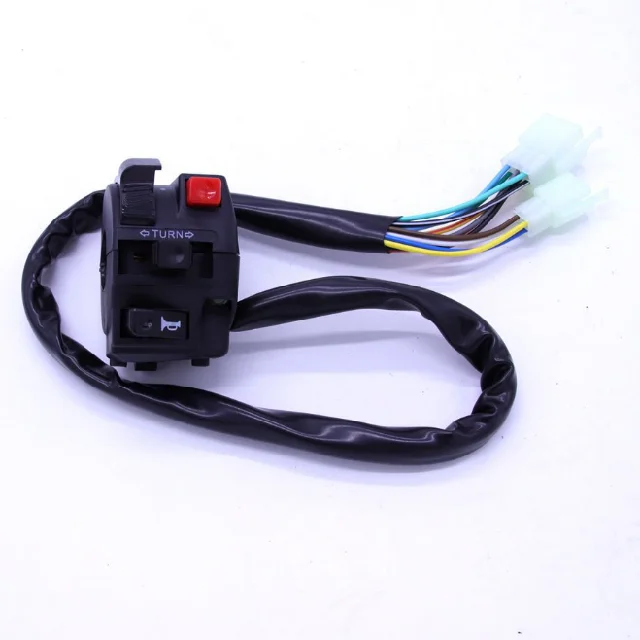 

12 Wire 5 Function Handle Control Switch Assembly With Choke Lever For Chinese Quad 4 Wheeler ATV 110cc 125cc 150cc 200cc 250cc