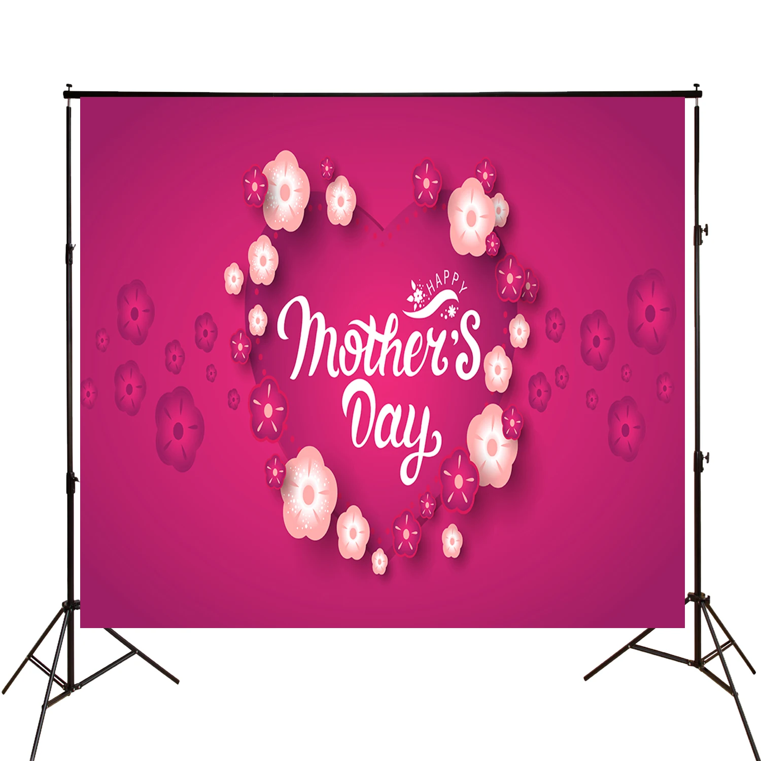 

Mother's Day Rose Photography Flower Background Wood Floor Backdrops For Photo Studio, Multiple patterns,support customization