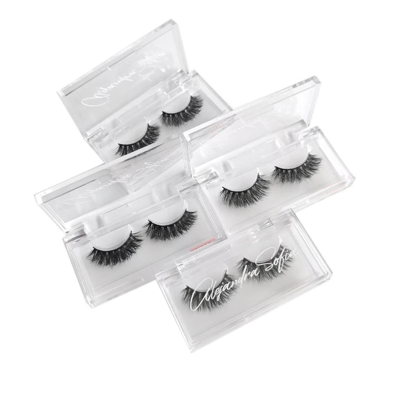 

clear eyelash trays clear lashes box fluffy 5d mink eyelashes acrylic lashbox