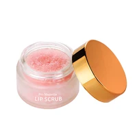 

pink natural lip balm Organic Strawberry Sweet Sugar Lip Scrub for Lip Care